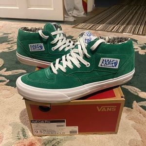 VANS HALF CAB PRO Ray Barbee Emerald OLD SKOOL PRO Skate Shoes Men’s 9.5 Rare
